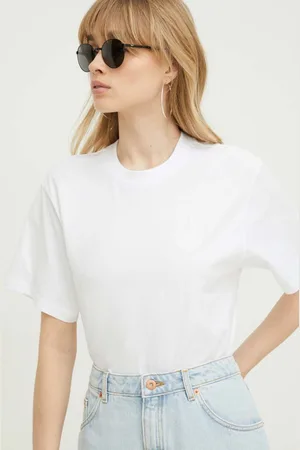HUGO BOSS T-shirt bawełniany damski kolor 50517496