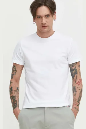 Superdry T-shirt bawełniany męski kolor gładki
