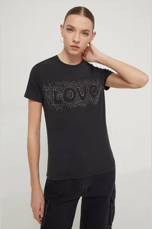Desigual T-shirt DARWIN damski kolor 24SWTK83