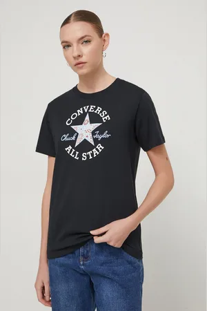 Converse T-shirt bawełniany damski kolor
