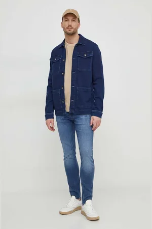 Pepe Jeans Kurtka jeansowa BINGHAM GDG męska kolor przejściowa PM402957