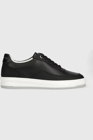 Filling pieces Sneakersy skórzane Mondo Crumbs Coal kolor 46727541284
