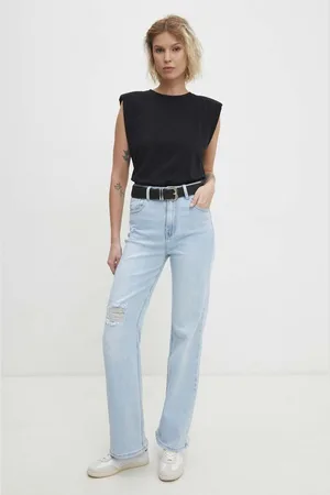 ANSWEAR Lab jeansy damskie high waist