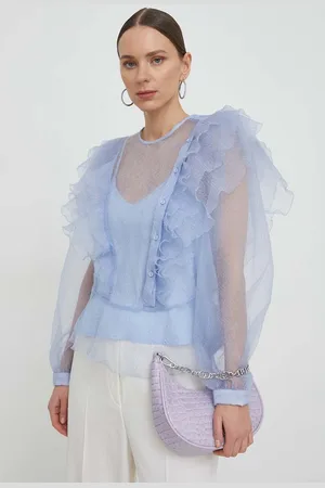 Custommade Bluzka Delphina damska kolor gładka 999344248