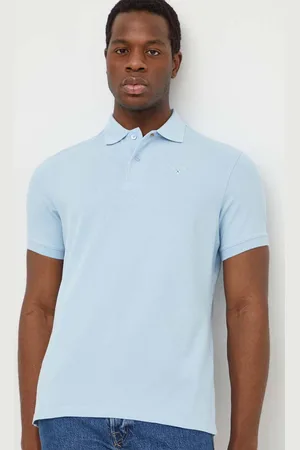 Barbour Polo bawełniane kolor gładki MML0358