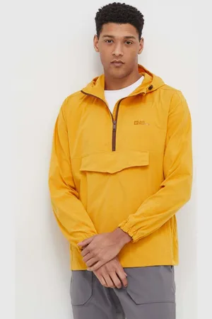 Jack Wolfskin Kurtka przeciwdeszczowa Desert Wind Overhead męska kolor 1307841