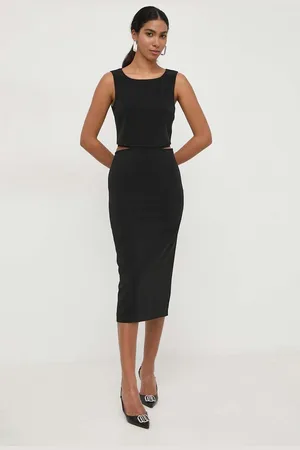 Patrizia Pepe Sukienka kolor midi prosta 8A1249 A6F5
