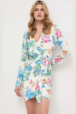 Guess Sukienka EMILY kolor mini prosta W4GK52 KBAC2