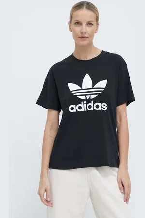adidas T-shirt Trefoil damski kolor IR9533