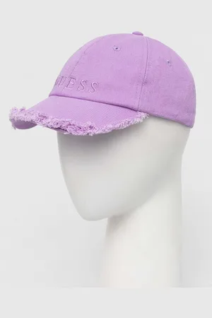 Guess Czapka z daszkiem bawełniana kolor z aplikacją AW9493 COT01