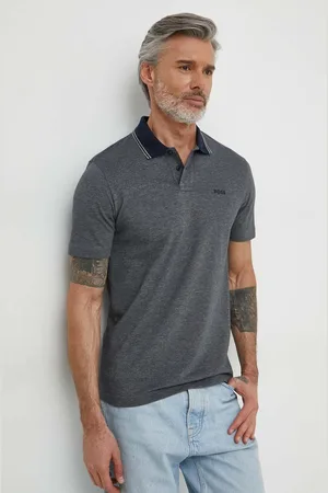 HUGO BOSS Polo bawełniane kolor melanżowy 50507814