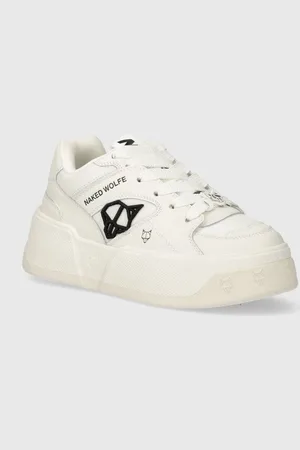 Naked Wolfe Sneakersy Crash White kolor