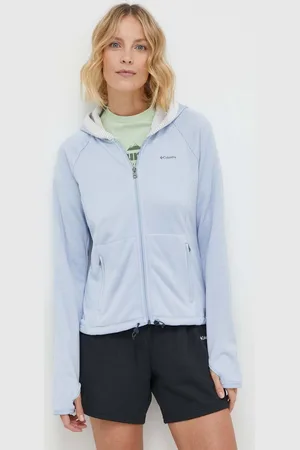 Columbia Bluza sportowa Boundless Trek kolor z kapturem gładka 2033654