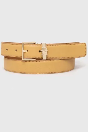 Tommy Hilfiger Pasek skórzany damski kolor AW0AW16188