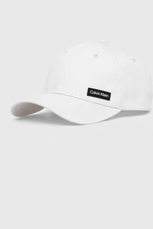 Calvin Klein Czapka z daszkiem bawełniana kolor