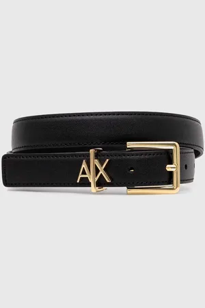 Armani Exchange Pasek skórzany damski kolor 941182 4R759