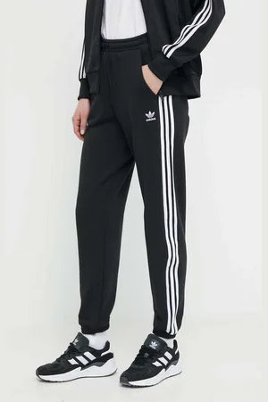 adidas Spodnie dresowe bawełniane Adicolor kolor z aplikacją IB7457