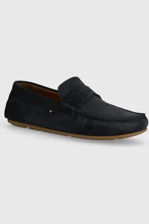 Tommy Hilfiger Mokasyny zamszowe CASUAL SUEDE DRIVER męskie kolor FM0FM04998