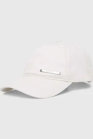 Calvin Klein Czapka z daszkiem bawełniana kolor z aplikacją