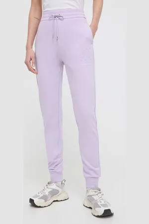 Armani Exchange Spodnie damskie kolor gładkie 8NYPFX YJ68Z NOS