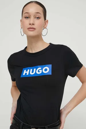 Hugo Blue T-shirt bawełniany damski kolor 50510772