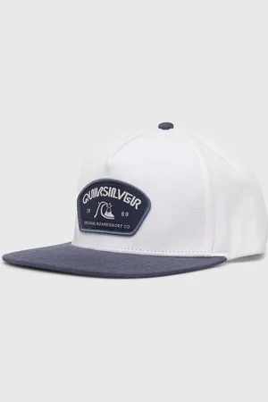 Quiksilver Czapka z daszkiem bawełniana kolor z aplikacją