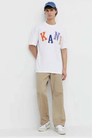Karl Kani T-shirt bawełniany męski kolor z nadrukiem