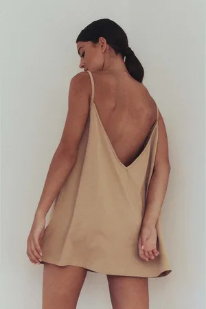 MUUV. Sukienka bawełniana sukienka #SURFGIRL kolor mini oversize