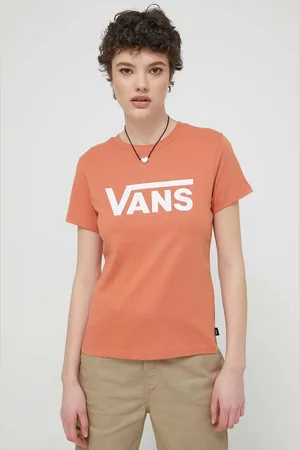 Vans T-shirt bawełniany damski kolor