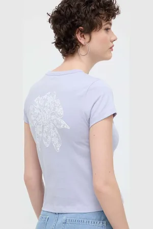 Vans T-shirt bawełniany damski kolor