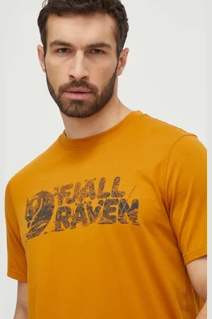 Fjällräven T-shirt Lush Logo T-shirt męski kolor z nadrukiem F12600219
