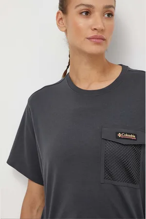 Columbia T-shirt bawełniany Painted Peak damski kolor 2074491