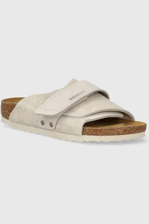 Birkenstock Klapki zamszowe Kyoto damskie kolor 1024526