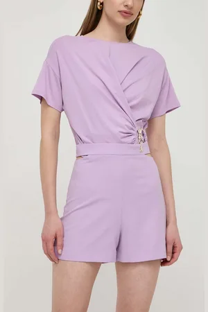 Patrizia Pepe Szorty damskie kolor gładkie high waist 2P1594 A049