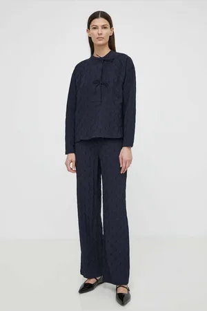 Résumé Résumé spodnie AshleyRS Pant damskie kolor szerokie high waist 20691128