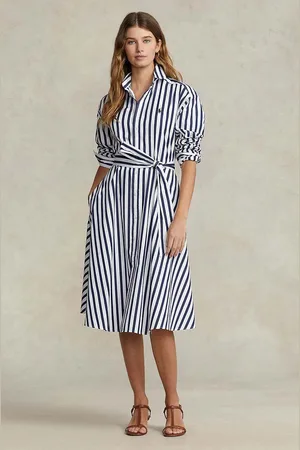 Ralph Lauren Sukienka bawełniana kolor mini rozkloszowana