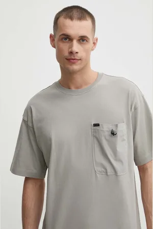 Columbia T-shirt bawełniany Landroamer męski kolor gładki 2076021