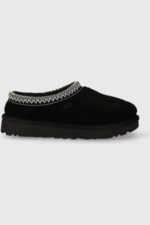 UGG Kapcie zamszowe Tasman kolor 5955 BLK