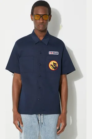 ICECREAM Koszula Waitress Camp Collar Shirt męska kolor regular z kołnierzykiem klasycznym IC24117