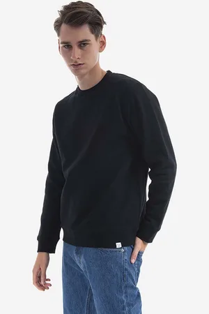 Norse projects Bluza bawełniana Vagn Classic Crew męska kolor gładka N20.1275.9999-9999