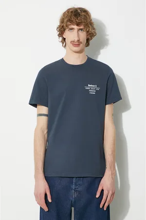 Barbour T-shirt bawełniany Hickling Tee męski kolor z nadrukiem MTS1269
