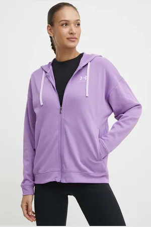 Under Armour Bluza damska kolor z kapturem gładka