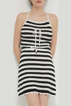 Tommy Hilfiger Spódnica bawełniana kolor mini ołówkowa DW0DW17961