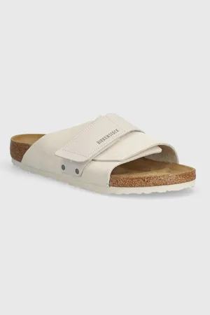 Birkenstock Klapki zamszowe Kyoto męskie kolor 1024535