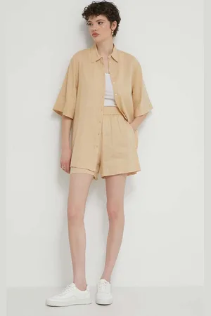 HUGO BOSS Koszula lniana kolor relaxed z kołnierzykiem klasycznym 50515276