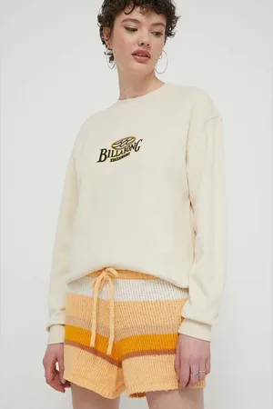 Billabong Szorty Sol Time damskie kolor wzorzyste high waist ABJNS00272
