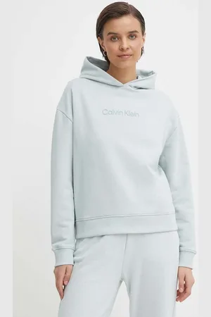 Calvin Klein Bluza bawełniana damska kolor z kapturem K20K205449