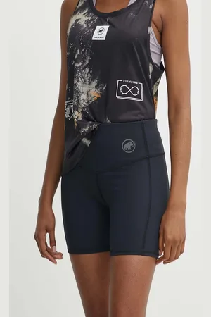 Mammut Szorty sportowe Massone damskie kolor gładkie high waist