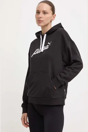 PUMA Bluza damska kolor z kapturem z nadrukiem 679348
