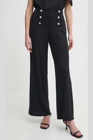 Ralph Lauren Spodnie damskie kolor proste high waist 200807573